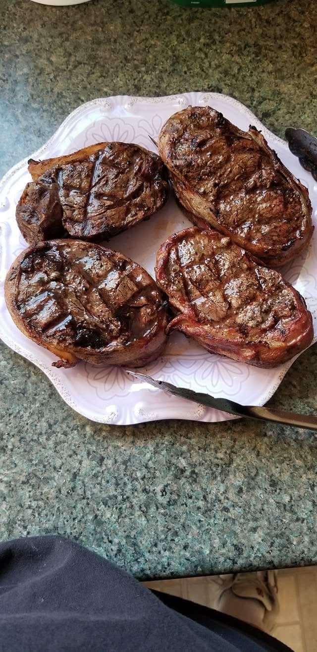 Cortes de carne preparados